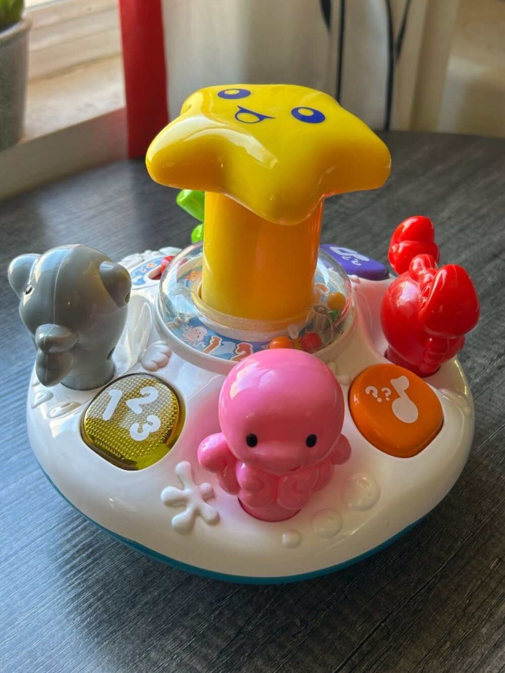 VTech Spin & Learn Top – Sea Animals Toy (Tested & Working) Dolphin Crab Turtle